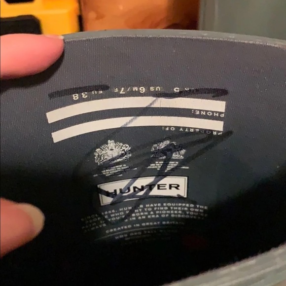 Tall green classic hunter boots - Picture 3 of 4